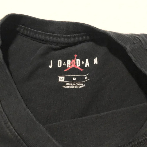 Nike Air Jordan Paris Saint Germain  PSG Black Shirt Mens Medium - Picture 8 of 16